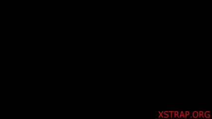 Sassy  bunette doggy style bondage fuck