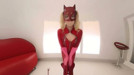 Lily Larimar As Ann Takamaki Is About To Teach You A Lesson In Providing Pleasure To Her